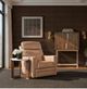 Hooker® Furniture Eleana Light Caramel Round End Table with Medium Wood Base-1