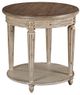 American Drew® Southbury Wirebrushed Oak Round End Table-0