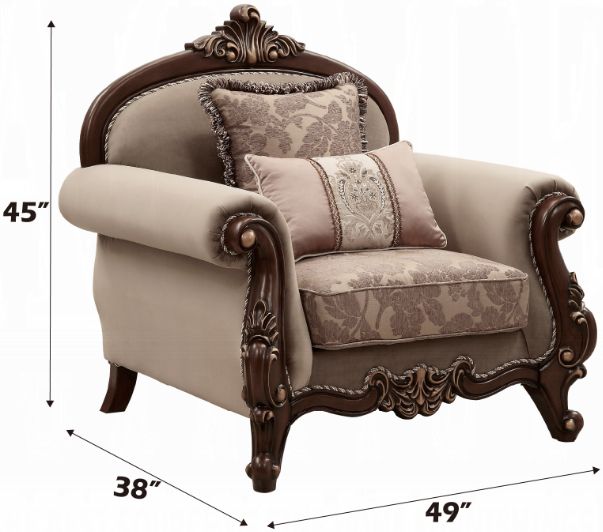 ACME Furniture Mehadi Walnut Chair-2