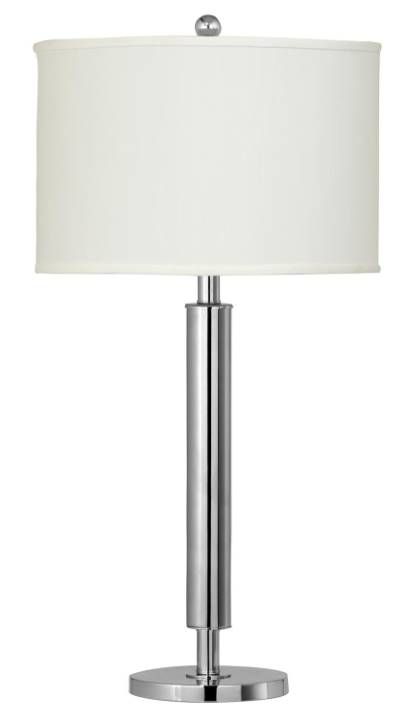 Cal® Lighting & Accessories Chrome Table Lamp-0