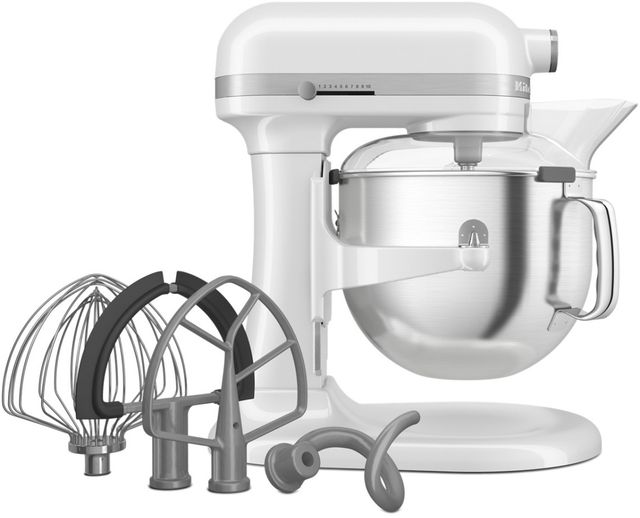 KitchenAid® White 7 Quart Bowl-Lift Stand Mixer-4