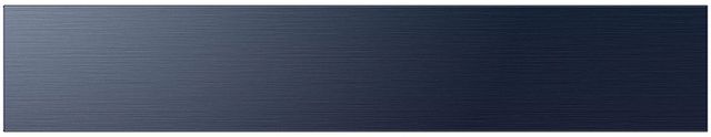 Samsung Bespoke 36" Navy Steel French Door Refrigerator Middle Panel-0