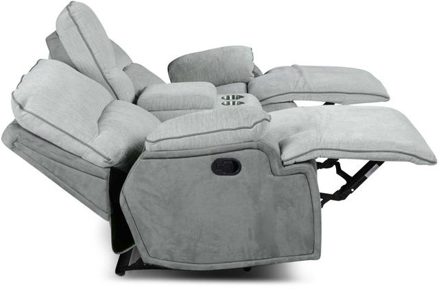 Steve Silver Co. Cyprus Cloud/Shadow Grey Manual Reclining Loveseat-2