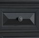 Elements International Bridgestone Black Nightstand-1