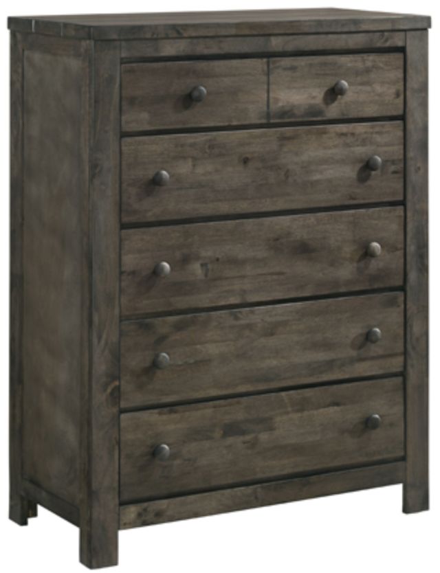 American Wholesale Furniture Cassidy Dark Vintage Gray Chest-0