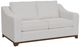 International Furniture Direct Natural Parota White Loveseat-0