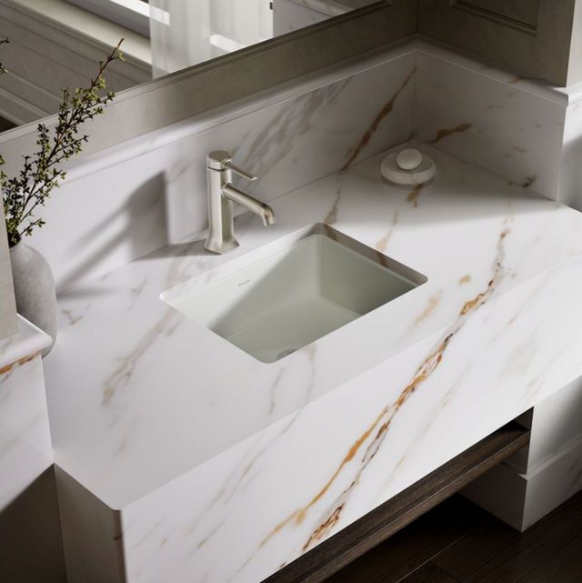 Kohler Verticyl® Dune 17" Rectangular Undermount Bathroom Sink-3