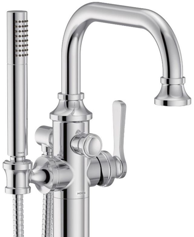 Moen® Colinet™ Chrome One-Handle Tub Filler with Hand Shower-1