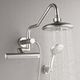 Forno Acqua AcquaFALL Mini Brushed Nickel 8" Retrofit Shower System 1.8 GPM-5