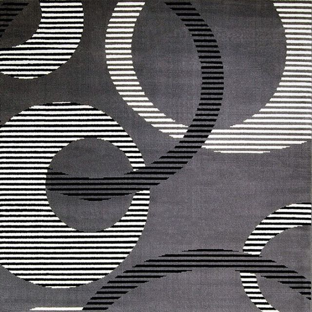 Furniture of America® Blitar Dark Gray 5'x7' Area Rug-1