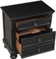 Homelegance® Laurelin Black Nightstand-3