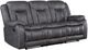New Classic® Home Furnishings Morello Gray Dual Manual Reclining Sofa-0