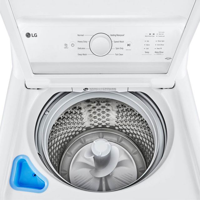 LG 4.1 Cu. Ft. White Agitator Top Load Washer with TurboDrum™ Technology-2