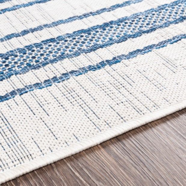 Surya Eagean Navy/Off-White 4'x6' Area Rug-4