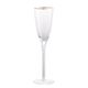 A & B Home Felicity Glass Bubble-Stem Flute-0