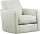 Fusion Furniture Wowza Sand Wayfarer Demi Linen Swivel Glider Chair-0