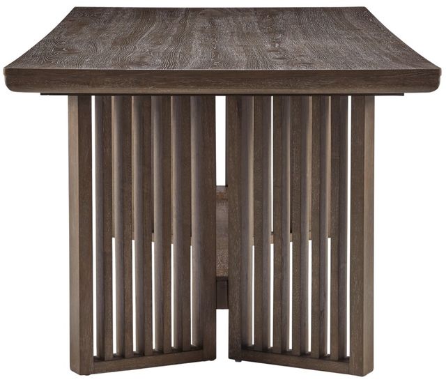 Magnussen Home® Kavanaugh Weathered Kona Brown Trestle Dining Table-3