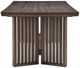 Magnussen Home® Kavanaugh Weathered Kona Brown Trestle Dining Table-3
