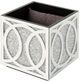 ACME Furniture Noralie Mirrored Storage Ottoman-3