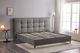 IFDC Gray Queen Platform Bed-3