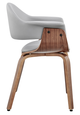Armen Living Adalyn Walnut Dining Chair-1
