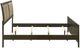 Coaster® Wilkes Brown/Dark Cocoa California King Upholstered Panel Bed-3