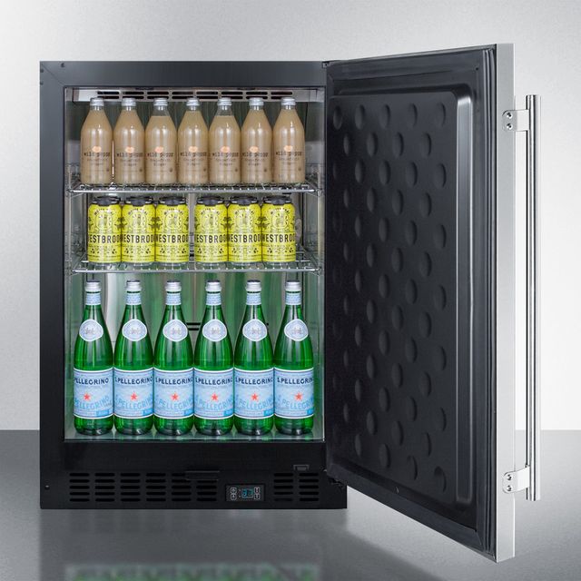 Summit® 24" 5.0 Cu. Ft. Stainless Steel Built-In Beverage Center-3