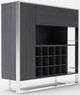 VIG Furniture Modrest Fauna Elm Gray Wine Cabinet-0