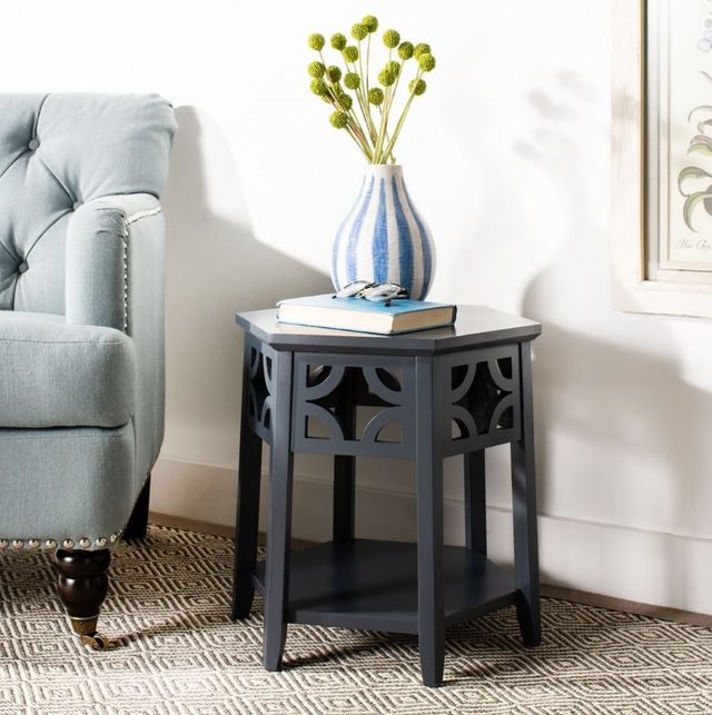 Safavieh Connor Charcoal Gray End Table-2