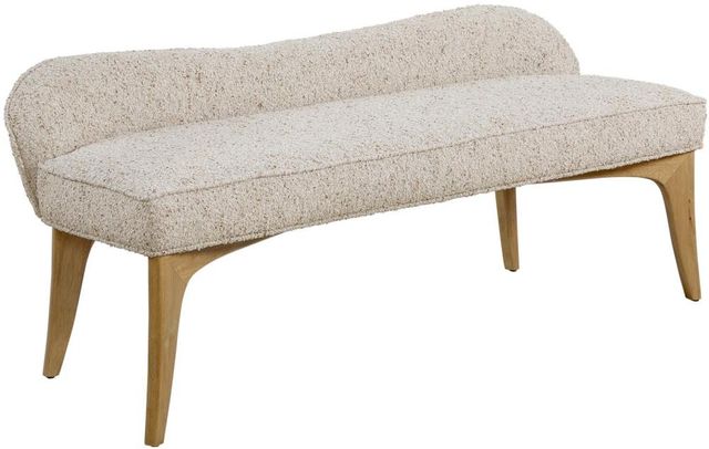 Bernards Tapestry Beige/Honeycomb Tapestry Bench-0