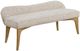 Bernards Tapestry Beige/Honeycomb Tapestry Bench-0
