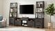 Elements International Park Ridge Charcoal 71'' TV Console without Fireplace-1