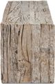 Currey & Company Kanor Whitewash Bench-2