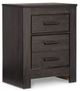 Signature Design by Ashley® Brinxton 6-Piece Charcoal Queen Panel Bed Set-5