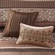 Olliix by Madison Park 7 Piece Red Queen Princeton Jacquard Comforter Set-5