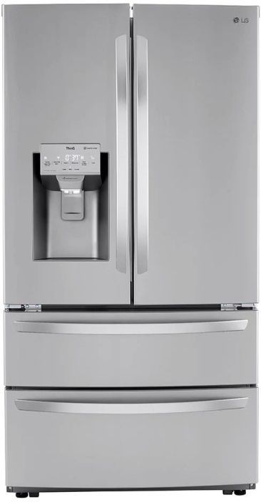 LG 36" 27.8 Cu. Ft. Stainless Steel French Door Refrigerator-0