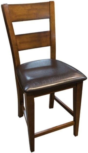 American Wholesale Furniture Blue Stone 5-Piece Light Cherry Pub Dining Set-2