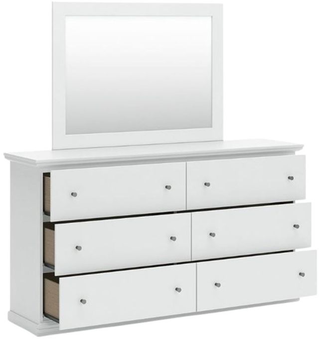 Signature Design by Ashley® Bostwick Shoals White Dresser and Mirror-4