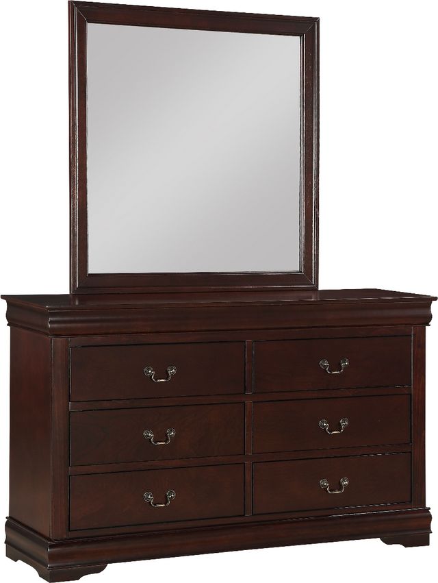 Crown Mark Louis Philip Cherry Mirror-1