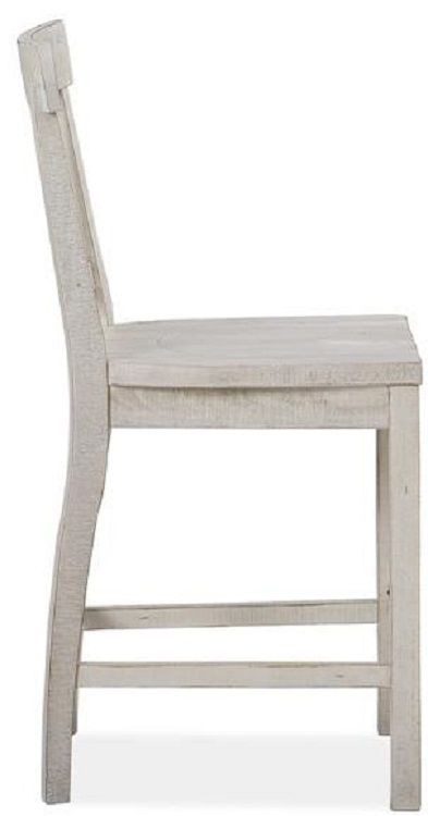 Magnussen Home® Bronwyn Alabaster Counter Chair-3