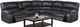 Kian® Furniture 140 3-Piece Ebony Power Reclining Sectional-0