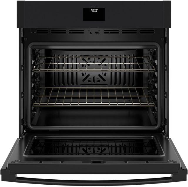 GE® 30" Black Single Electric Wall Oven-2