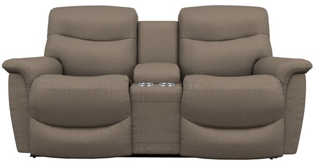 La-Z-Boy® James Marble Manual Reclining Loveseat with Console-1