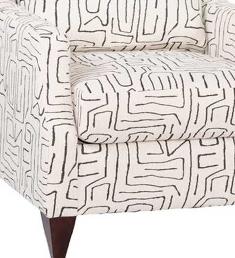 Marshfield Furniture Jordan Black/White Accent Chair-1