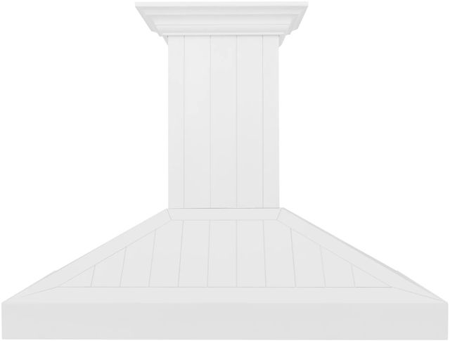 ZLINE 48" Shiplap Bright White Wall Mounted Range Hood-0