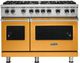 Viking® 5 Series 48" Daffodil Pro Style Liquid Propane Gas Range-0