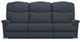 La-Z-Boy® Lancer Navy Power Reclining Sofa with Headrest-0