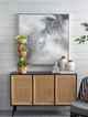 A & B Home Natural Brown Display Rack with Three Tiers-4