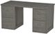 Crate Designs™ Furniture Graphite Lacquer Top Desk-0