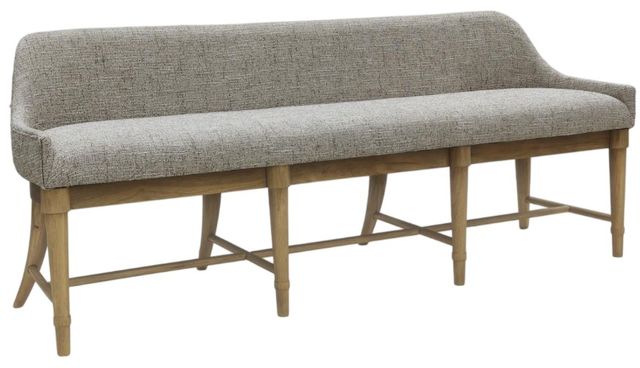 Legacy Classic Seraphina Sunlit Oak Upholstered Dining Bench-0